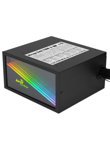 Sursa full modulara Aerocool Mirage Gold 750W neagra iluminare
