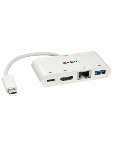 Hub USB Lindy LY-43239, USB 3.1 Type C - HDMI,,LY-43239