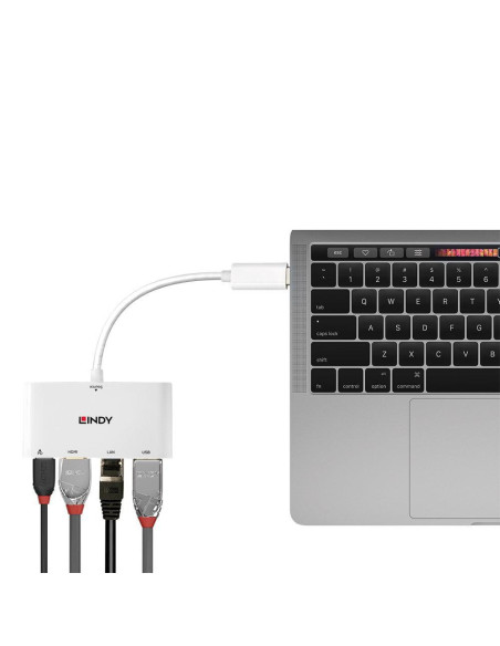 Hub USB Lindy LY-43239, USB 3.1 Type C - HDMI,,LY-43239