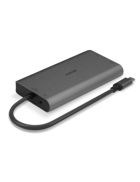 Mini Docking Station Lindy USB 3.2 Type C - 4K HDMI si DP, PD