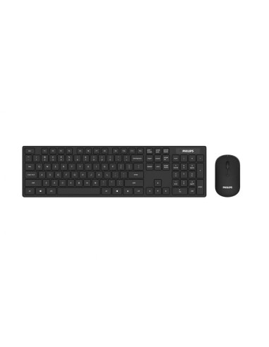 Kit tastatura si mouse Philips SPT6103B, Wireless,,SPT6103B