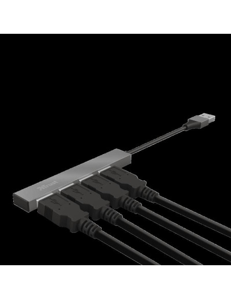 Hub USB Trust Halyx Aluminium, 4 porturi,,TR-23786