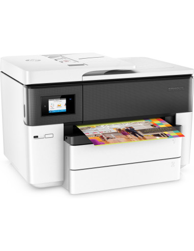 G5J38A,Multifunctionala inkjet A3 fax HP OJ 7740 Wide Format e-AiO G5J38A, Negru cu alb