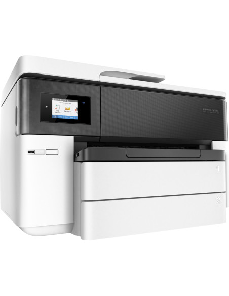 G5J38A,Multifunctionala inkjet A3 fax HP OJ 7740 Wide Format e-AiO G5J38A, Negru cu alb