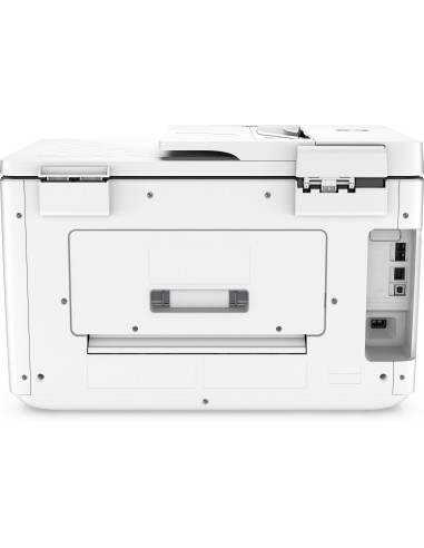 G5J38A,Multifunctionala inkjet A3 fax HP OJ 7740 Wide Format e-AiO G5J38A, Negru cu alb