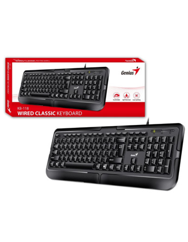 KB Genius KB-118 Black,G-31300010400