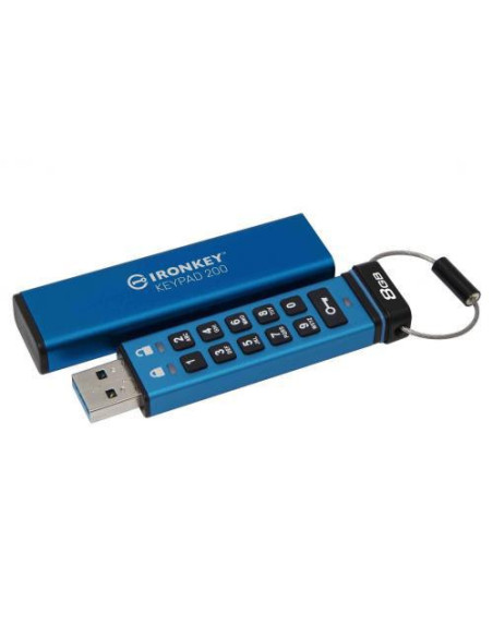 USB Flash Drive Kingston 8GB IronKey Keypad 200, USB 3.2 Gen1