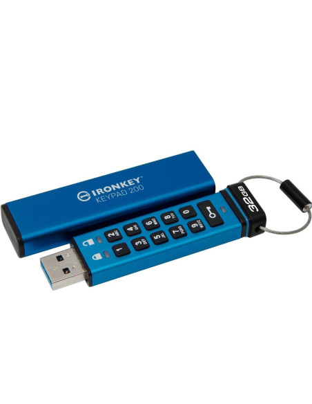 USB Flash Drive Kingston 32GB IronKey Keypad 200, USB 3.2 Gen1