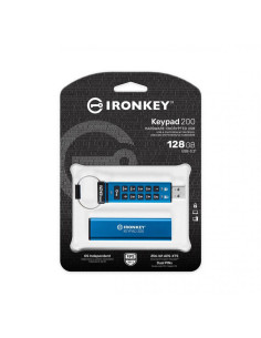 USB Flash Drive Kingston 128GB IronKey Keypad 200, USB 3.2 2