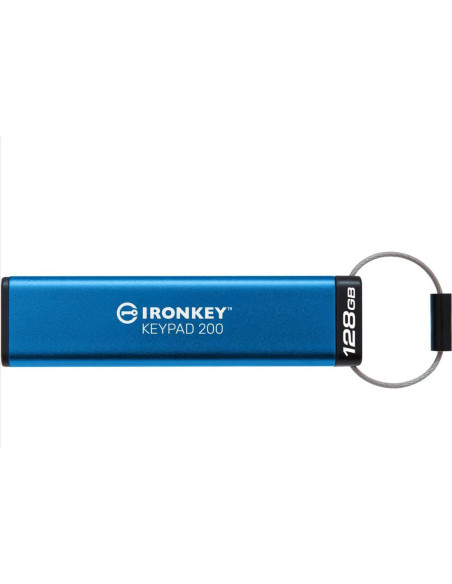 USB Flash Drive Kingston 128GB IronKey Keypad 200, USB 3.2