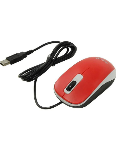 Mouse Genius cu fir, optic, DX110, 1200dpi, rosu, plug and