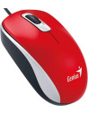 Mouse Genius cu fir, optic, DX110, 1200dpi, rosu, plug and