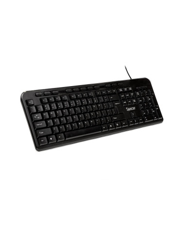 Tastatura Spacer SPKB-169 cu fir, USB, multimedia, 104 taste +