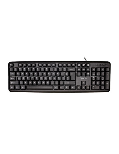 Tastatura Spacer SPKB-S62 cu fir, USB, 104 taste