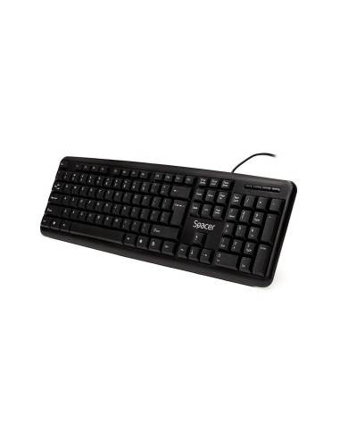 Tastatura Spacer SPKB-520 cu fir, USB, 104 taste