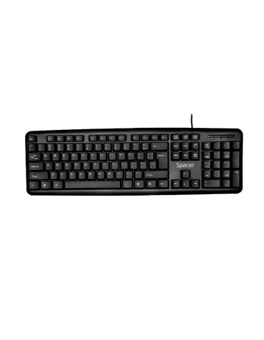 Tastatura Spacer SPKB-520 cu fir, USB, 104 taste