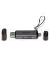 Card Reader Lindy USB 3.2 Type C, SD si microSD,,LY-43335
