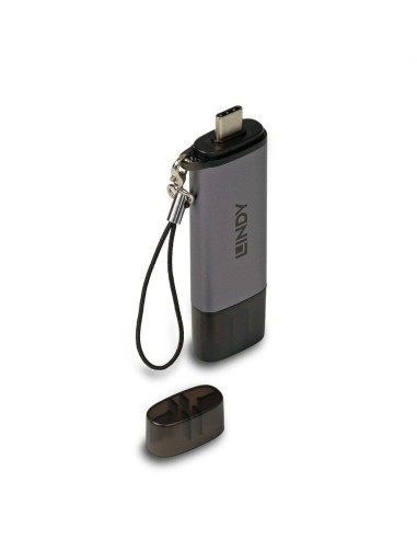Card Reader Lindy USB 3.2 Type C, SD si microSD,,LY-43335