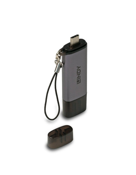 Card Reader Lindy USB 3.2 Type C, SD si microSD,,LY-43335