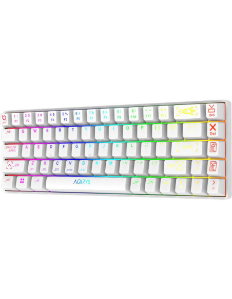 Tastatura mecanica 65 AQIRYS Mira, wireless/bluetooth/wired