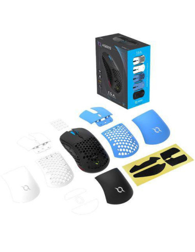 Mouse AQIRYS T.G.A, wireless, 6 butoane, interfata USB,AQRYS_TGA