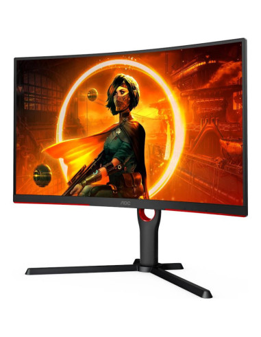 Monitor LED AOC CQ27G3SU/BK, 27inch, VA QHD, 1ms