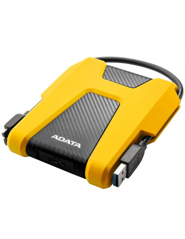AHD680-2TU31-CYL,HDD extern ADATA, 2TB, HD680, 2.5", USB 3.1, Galben