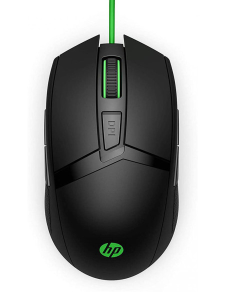 4PH30AA,Mouse HP 300 PAV, Gaming, Negru cu verde