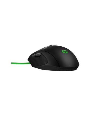 4PH30AA,Mouse HP 300 PAV, Gaming, Negru cu verde