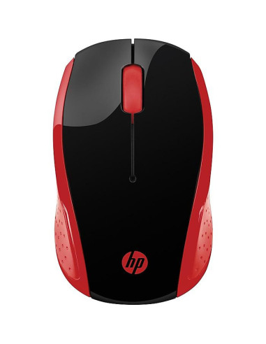 2HU82AA,Mouse HP 200, Wireless, Negru cu rosu