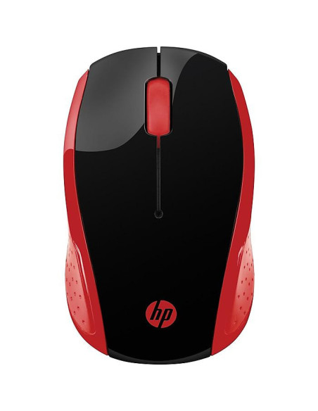 2HU82AA,Mouse HP 200, Wireless, Negru cu rosu