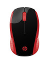 2HU82AA,Mouse HP 200, Wireless, Negru cu rosu