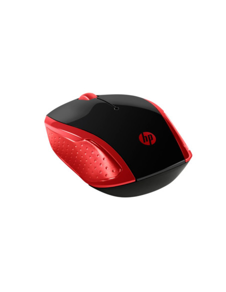 2HU82AA,Mouse HP 200, Wireless, Negru cu rosu