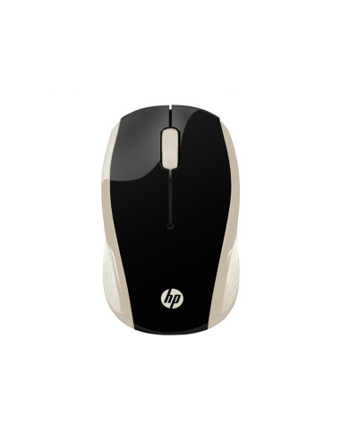 2HU83AA,Mouse HP Wireless 200 Silk, Negru cu auriu