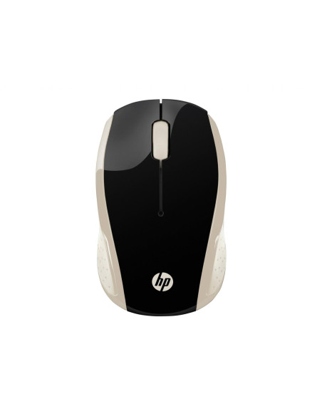 2HU83AA,Mouse HP Wireless 200 Silk, Negru cu auriu
