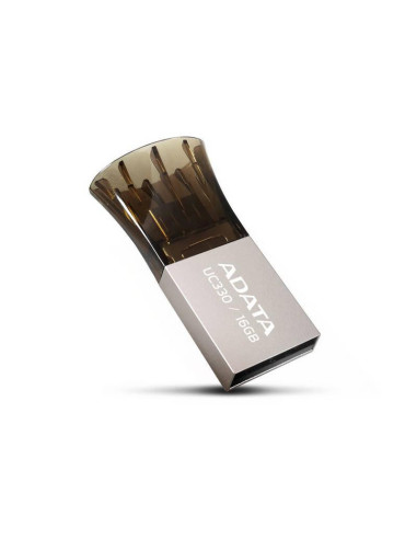 AUC330-16G-RBK,Memorie USB Flash Drive ADATA UC330 16GB, OTG