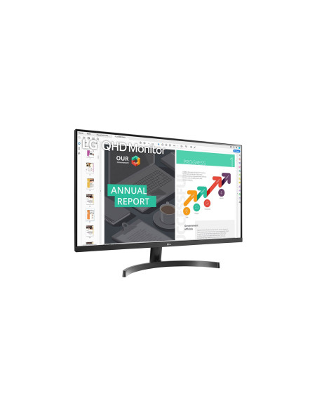 Monitor 32" LG 32QN600-B, IPS, QHD 2560*1440, 16 9, 350 cd mp, 1000 1, 5 ms, 178 178, Anti-Glare, 2*HDMI, DP, headphone out, AMD