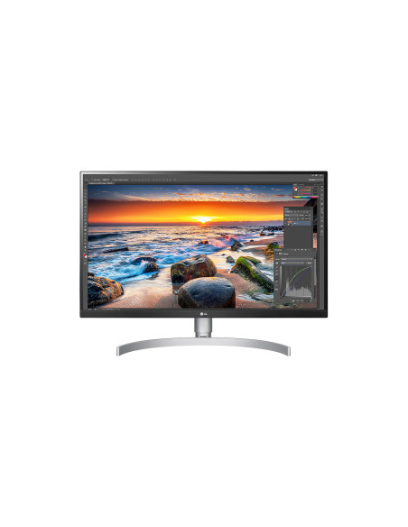 Monitor 27" LG 27UL850-W, 4K UHD 3840*2160, IPS, 16 9, 5 ms, 350 cd m2, 1000 1, 178 178, anti-glare 3H, HDR 10, Flicker safe, Fr
