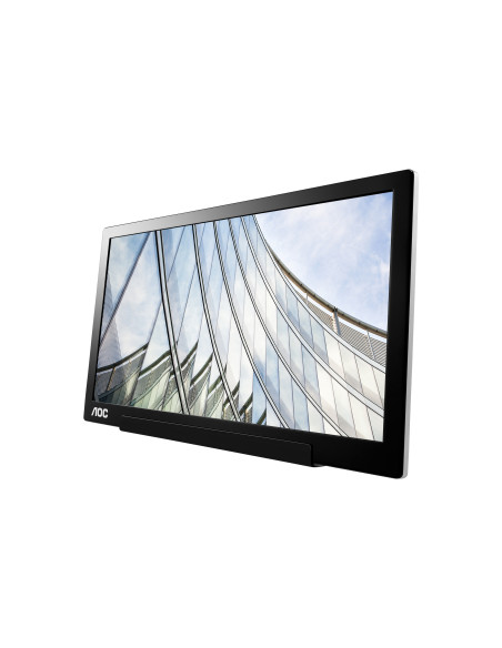 Monitor portabil 15.6" AOC I1601FWUX, FHD 1920*1080, 60 Hz, WLED, IPS, 16 9, 5 ms, 220 cd  mp, 700 1, 160 160, USB-C, cablu USB