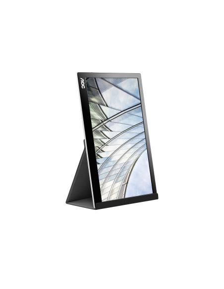 Monitor portabil 15.6" AOC I1601FWUX, FHD 1920*1080, 60 Hz, WLED, IPS, 16 9, 5 ms, 220 cd  mp, 700 1, 160 160, USB-C, cablu USB