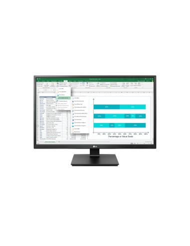 Monitor 24" LG 24BK550Y-B, IPS, 16 9, FHD 1920*1080, 250 cd mp, 1000 1,5 ms, 178 178, D-sub, DVI, HDMI, DP, audio PC, headphone