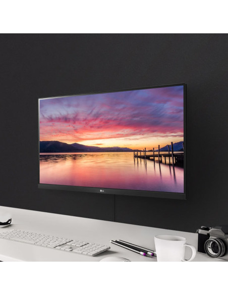 Monitor 23.8" LG 24MK600M-B, FHD 1920*1080, IPS, 16 9, 5 ms, 250 cd m2 ,1000 1, 178 178, anti-glare 3H, HDMI, D-SUB, headphone o