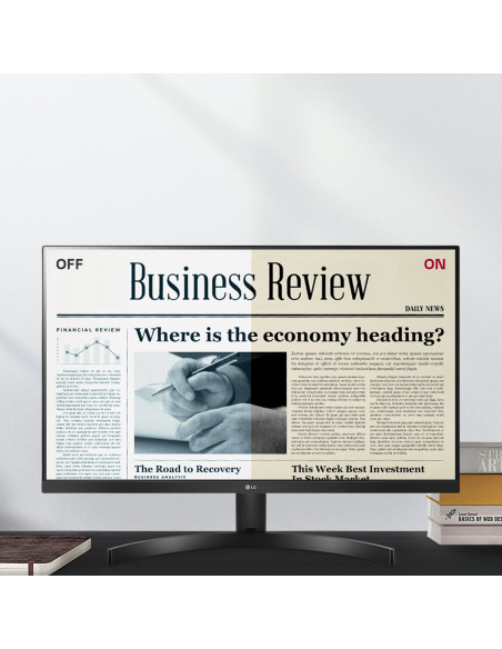 Monitor 23.8" LG 24MK600M-B, FHD 1920*1080, IPS, 16 9, 5 ms, 250 cd m2 ,1000 1, 178 178, anti-glare 3H, HDMI, D-SUB, headphone o