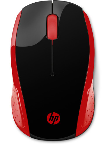 2HU82AA,Mouse HP 200, Wireless, Negru cu rosu