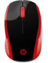 2HU82AA,Mouse HP 200, Wireless, Negru cu rosu