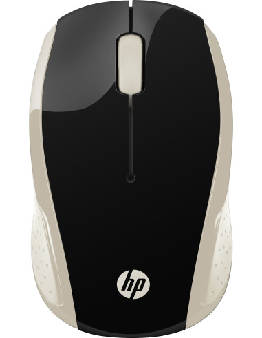 2HU83AA,Mouse HP Wireless 200 Silk, Negru cu auriu