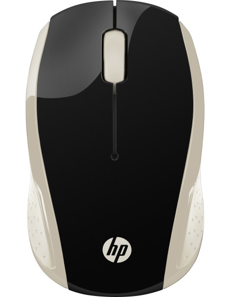 2HU83AA,Mouse HP Wireless 200 Silk, Negru cu auriu