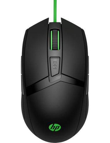 4PH30AA,Mouse HP 300 PAV, Gaming, Negru cu verde
