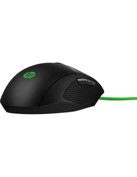 4PH30AA,Mouse HP 300 PAV, Gaming, Negru cu verde
