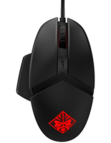 2VP02AA,HP OMEN Reactor Mouse, Culoare Black, Dimensiuni (W x D x H) 4.16 x 8 x 12.25 cm, Negru